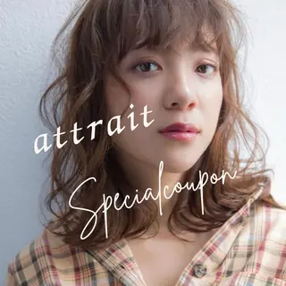 セミロング カラー attrait(アトレ)藤沢所属・✨️髪質改善✨️長嶋 美春のヘアスタイル
