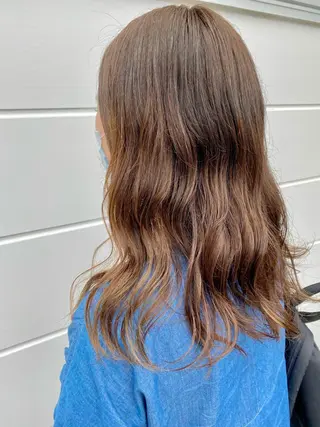ロング カラー 金沢市/美容師/ 岡島由希美のマツエク・マツパデザイン