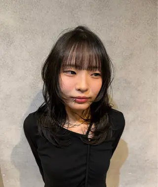 ロング カラー メンズカット/パーマ 艶カラーTAIGA︎のヘアスタイル