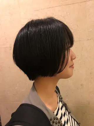 ショート せこぐち まいのヘアスタイル