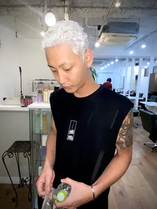 ショート habitt所属・Fu jiのヘアスタイル