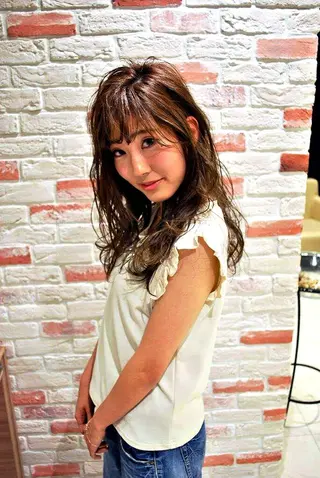 ロング 新宿 木下拓哉のヘアスタイル