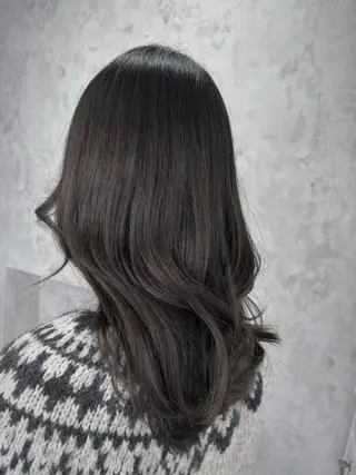 カラー うる艶カラー/韓国風 折戸光希のヘアスタイル