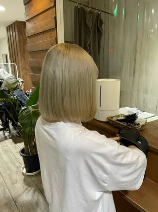 ミディアム soyon心斎橋所属・♡透明感/艶カラー/ M a I ♡のヘアスタイル