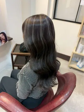 セミロング カツモト マナ🍒のヘアスタイル