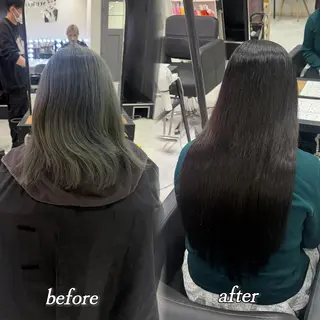 ロング カラー 🦋REISA🦋 エクステ×ハイトーンのヘアスタイル