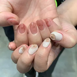 ネイル YUKIMO🍎名駅 /ニュアンスのネイルデザイン