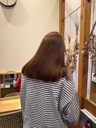 セミロング カラー ENIF　大島 芽生のヘアスタイル