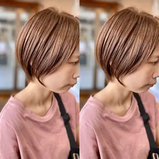 ショート カラー 木村丈晴✂️ご来店 お待ちしてます😊のヘアスタイル