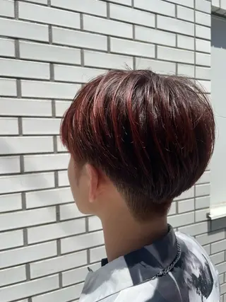 ショート カラー メンズ 韓国ヘアメイク🎀/ 縮毛矯正✨山本媛香のヘアスタイル