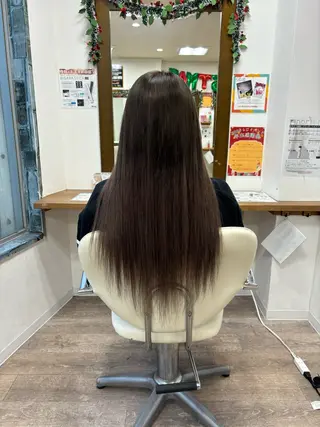 ロング KR2S北野田所属・艶カラー🫧/シール エクステRYOKAのヘアスタイル