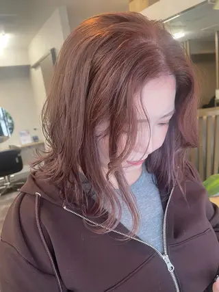 ミディアム カラー ダブルカラー /まつ毛パーマ🎀のヘアスタイル