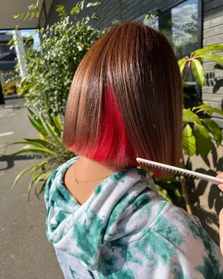 ミディアム カラー こだわりカラー🕊️ 坪井美南🌼のマツエク・マツパデザイン