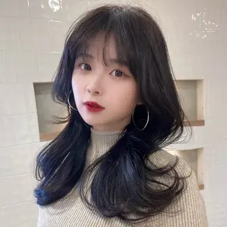 ロング カラー IVY所属・髪質改善/韓国ヘア 顔まわり特化yutoのヘアスタイル