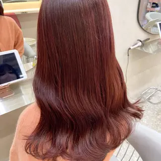 ロング カラー 新宿/韓国ヘア 中明度カラー/かやのヘアスタイル