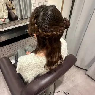 セミロング 🎀ヘアアレンジ 🎀ななみのヘアスタイル