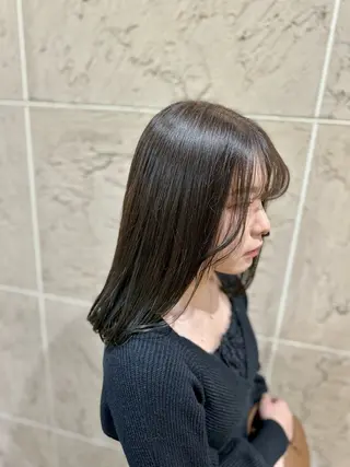 ミディアム カラー 溜 一太のヘアスタイル