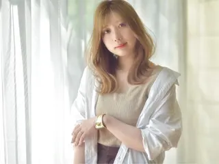 セミロング 🌙FLYCKA ☀️縮毛矯正のヘアスタイル