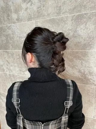 ロング 艶カラー/アレンジ/ はまぐちうみのヘアスタイル