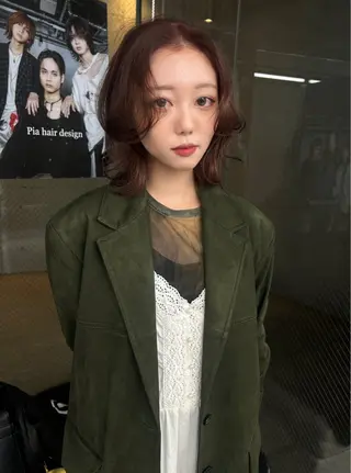 ミディアム レイカ /ハイトーン/ボブ♪のヘアスタイル