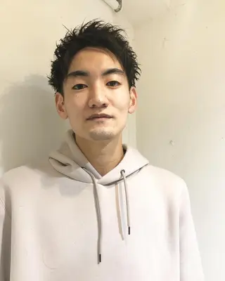 ヘアアレンジ メンズ ainico+所属・メンズ特化✂️栗原 侑也のヘアスタイル