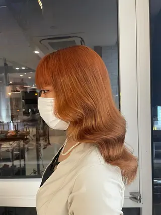 ミディアム カラー 艶ハイトーン👑♡ NATSUKIのヘアスタイル