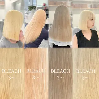 ロング カラー GaKu/ハイトーン /ブリーチ/ブロンドのヘアスタイル