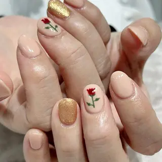 ネイル はあとねいる筑紫口店 Hitomiのネイルデザイン