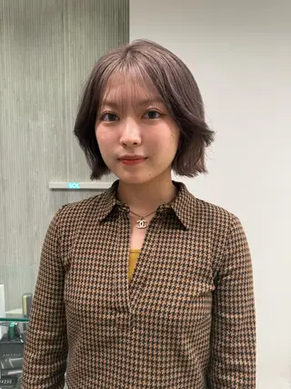 カラー 艶ブリーチ/表参道 ハイトーン /実乃梨のヘアスタイル