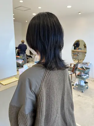 ミディアム yunica所属・yunica manaeのヘアスタイル