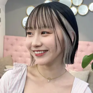 ミディアム ショート/ボブ特化 似合わせ/山下凌生のヘアスタイル