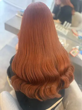 ロング カラー Maho ブリーチモデル募集中のヘアスタイル