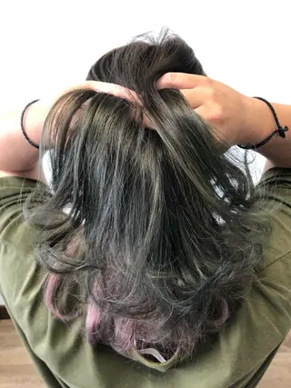 セミロング カラー 🐆アンドウ チカコ🦓のヘアスタイル