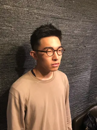 ショート メンズ HIRO GINZA BARBER SHOP 大阪所属・木村 りきのヘアスタイル