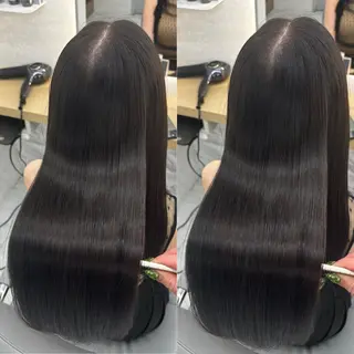 ロング 新宿No.1艶髪矯正 美艶カラー/FUKAのヘアスタイル