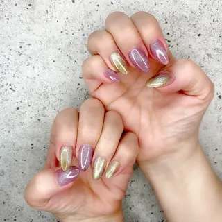 ロング カラー パーマ ヘアアレンジ メンズ キッズ ネイル マツエク・マツパ アイブロウ Salon Ｋのネイルデザイン