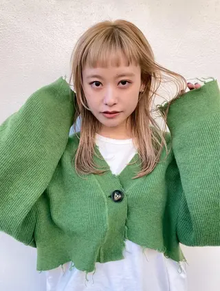 ミディアム カラー 似合わせ×美髪改善✨ Yutoのヘアスタイル