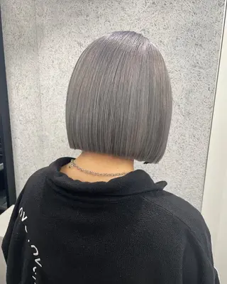 ミディアム カラー laff 新宿所属・ボブ/ケアパーマ/ レイヤー/縮毛矯正のヘアスタイル