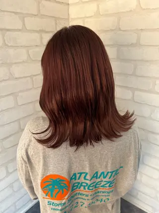 ミディアム 🇰🇷韓国風レイヤ ー🇰🇷の達人🔥のヘアスタイル