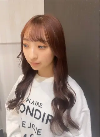 ロング カラー 💞暖色カラー 💞risaのヘアスタイル