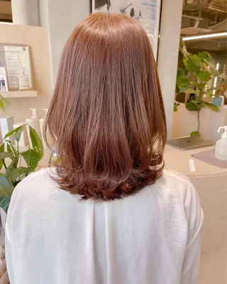 ミディアム 銀座／レイヤーカット 🤍内野すみれのヘアスタイル
