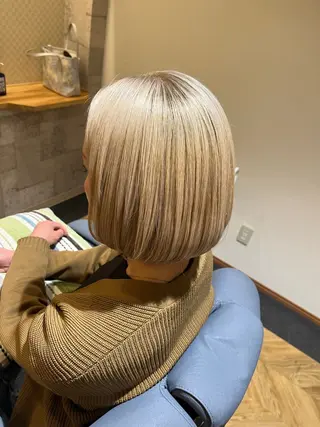 ショート カラー Lamie所属・大人女子&髪改善専門 Nobuフリーランスのヘアスタイル