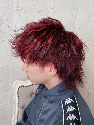 カラー メンズ ［銀座］淡色 ラベンダー🫧大村のヘアスタイル