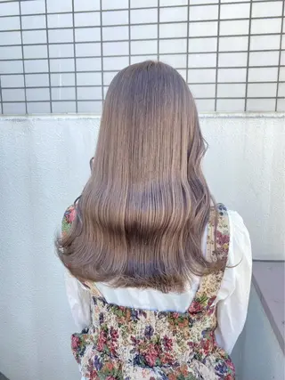 ロング 艶カラー の達人のヘアスタイル