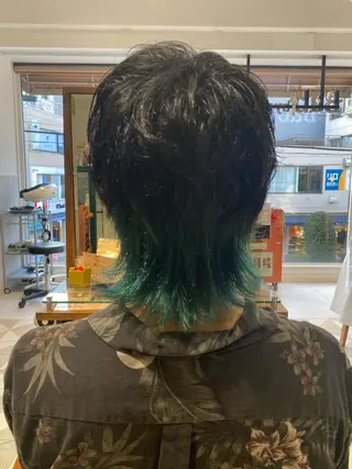 ショート カラー パーマ ヘアアレンジ メンズ メンズパーマの巨匠 鈴木純のヘアスタイル