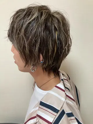 カラー メンズ okuda yuukiのヘアスタイル