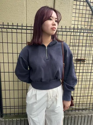 セミロング カラー SUNDAZED所属・日沖 由紀子のヘアスタイル