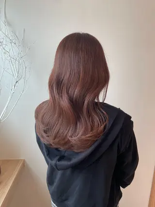 セミロング カラー Osoko Hiyoriのヘアスタイル