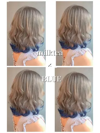 ミディアム カラー Selenehair 三条本店のヘアスタイル