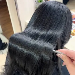 ロング 横浜パーマ🌐 暖色カラー🍒もえかのヘアスタイル